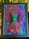"Toroidal Energy" 9x12” Embossed Holofoil Print