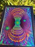 "Toroidal Energy" 9x12” Embossed Holofoil Print