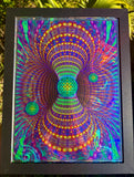 "Toroidal Energy" 9x12” Embossed Holofoil Print