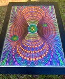 "Toroidal Energy" 9x12” Embossed Holofoil Print