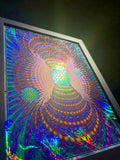 "Toroidal Energy" 9x12” Embossed Holofoil Print