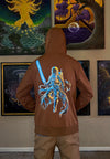 Cosmic Crusader (Jedi) Screen Print Unisex Hoodie