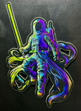 "Cosmic Crusader" - Vinyl Sticker