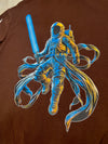 Cosmic Crusader (Jedi) Screen Print Unisex Hoodie