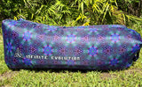 "High Vibrations" Inflatable Wind Couch