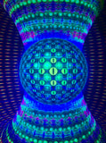 Toroidal Energy 50x60" UV Reactive Tapestry