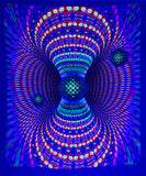 Toroidal Energy 50x60" UV Reactive Tapestry