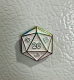 "Roll for Initative" Two Piece Limited Edition 3D pin