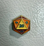 "Roll for Initative" Two Piece Limited Edition 3D pin