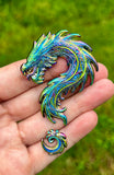"Harmoniflux Dragon" Two Piece Limited Edition 3D pin