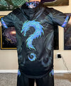 "Harmoniflux Dragon" Hooded Baseball Jersey