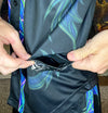 "Harmoniflux Dragon" Hooded Baseball Jersey
