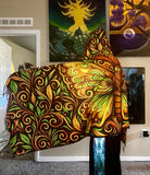 "Mystic Moth" Limited Edition Hooded Pashmina