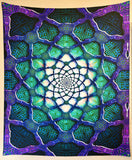 Simulation Web 50x60" UV Reactive Tapestry