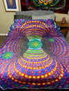 "Toroidal Energy / Animus Ex Machina" Double Sided Microfiber Blanket - Queen