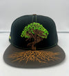 "Evolutions" Embroidered Flat Brim Snapback Hat