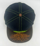 "Evolutions" Embroidered Flat Brim Snapback Hat