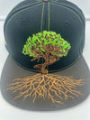 "Evolutions" Embroidered Flat Brim Snapback Hat