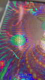 "Toroidal Energy" 9x12” Embossed Holofoil Print