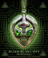 “Alien Blast Off” 3D Pendant - OG Green Glow