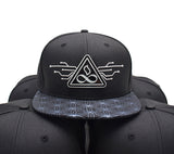 "INFINITE EVOLUTION" 3D Metal Logo Snapback Hat