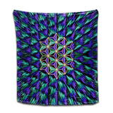 "Geoshatter #3" Microfiber Art Blanket