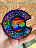 "Colorful Colorado" - Holographic Vinyl Sticker