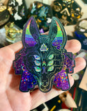 "Anubis - Lord of Two Lands" - Holographic Glitter Vinyl Sticker