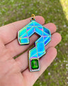 "Question Everything" - Anodized 3D Pendant