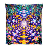 "Paradise Portal" Microfiber Art Blanket