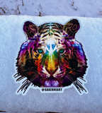 "Tigeroptic" - Matte Vinyl Sticker